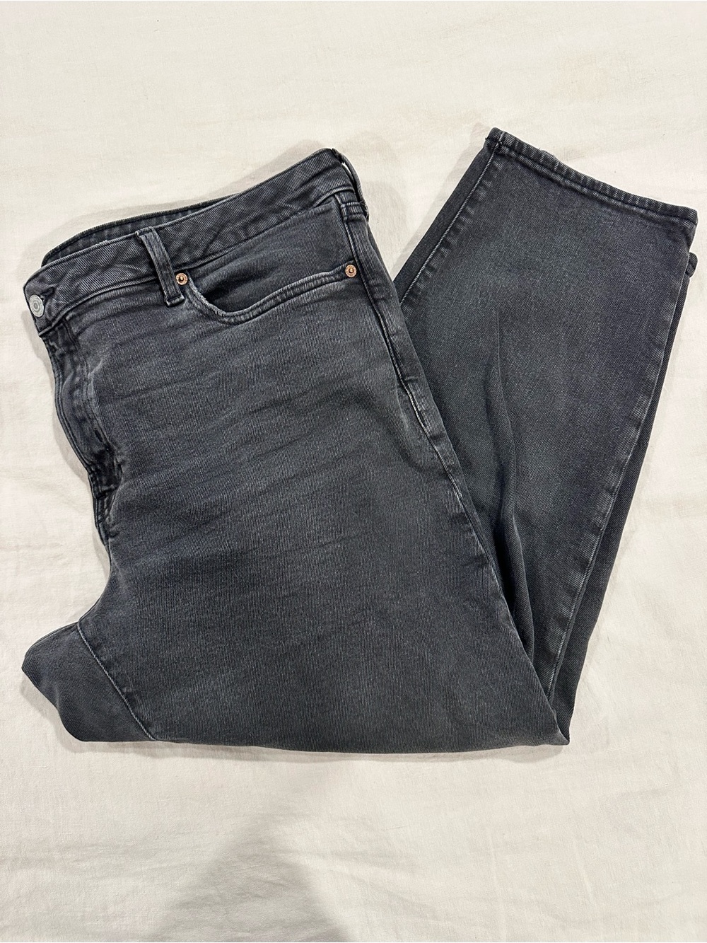 Old Navy Charcoal Straight Leg Women's Jeans